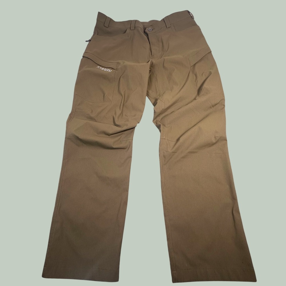 KUIU Tiburon Pants Mens 44 Dark Olive Green Hunting Hiking UPF 50 AirMatrix